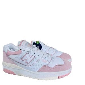 New Balance Womens 550 Tennis Shoes 9.5 Sneakers 80s Retro Chunky White Pink